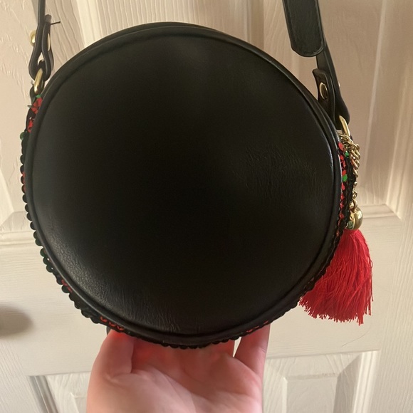 Sparkly Red & Green Accessory Bag made by Mad Love - Picture 5 of 5